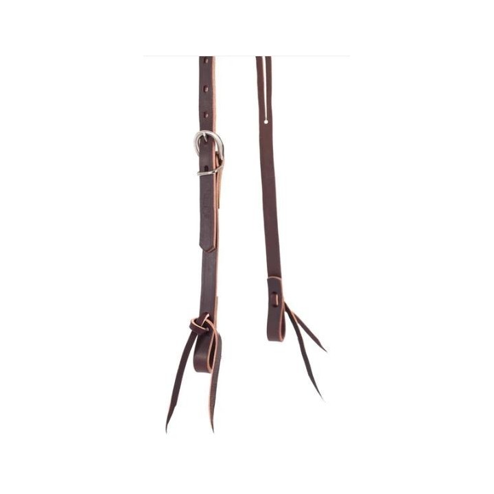 Latigo leather split-ear bridle