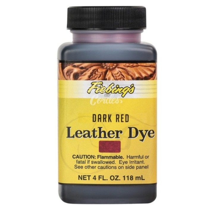 Leather Dye Dark red/Dark red Fiebing's