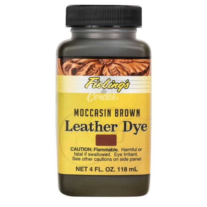 Leather Dye Moccasin brown/Moccasin brown Fiebing's