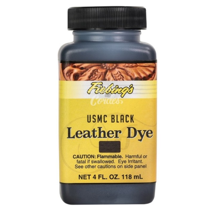 Leather Dye Black USMC/USMC Black Fiebing's
