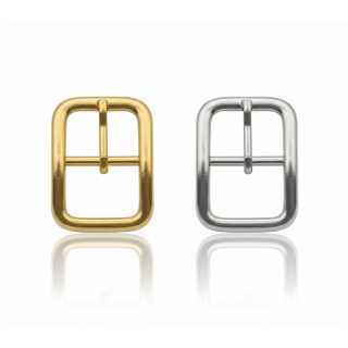 Nickel-plated Bronze Buckle Square Halter