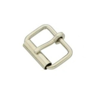 Light nickel-plated steel roller buckle