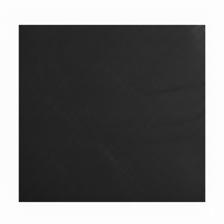 Leather piece 1.5-2mm Black Vegetable Tanned