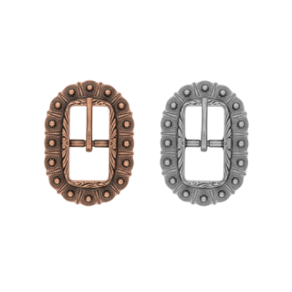 Oval Berry Buckle antique copper