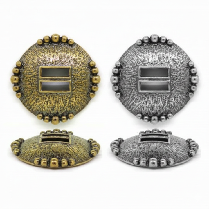 conchos 38mm rough surface slotted