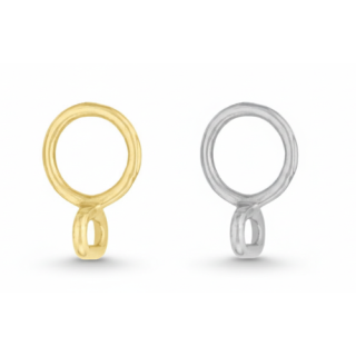 solid Brass ring w/ loop