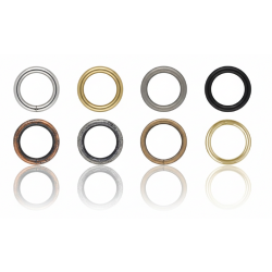 Golden plated steel ring