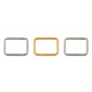 Nickel-plated Steel loop Medium Rectangle