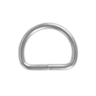 00325-SS-1/2 D-ring, stainless steel, 1/2 (approx. 12 mm) / Stainless steel / stainless steel 12 mm