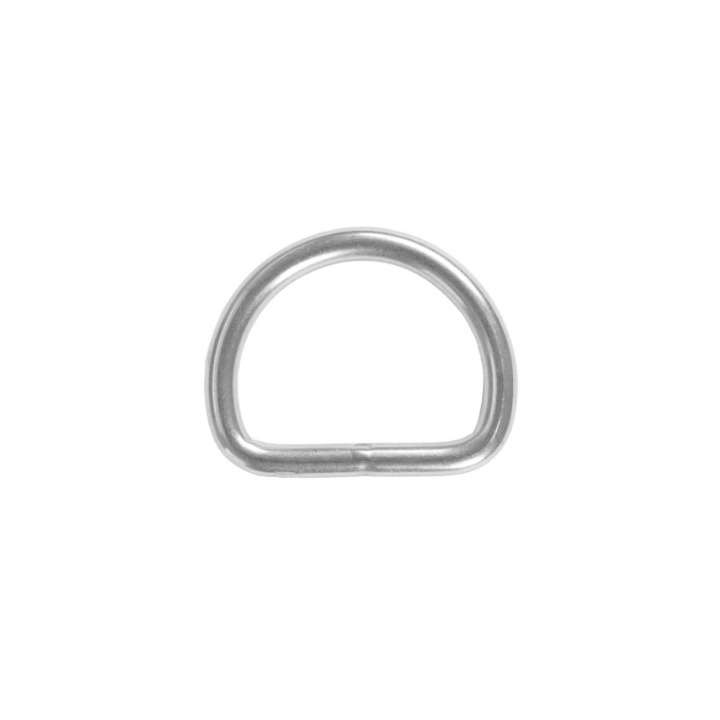 00325-SS-1/2 D-ring, stainless steel, 1/2 (approx. 12 mm) / Stainless steel / stainless steel 12 mm