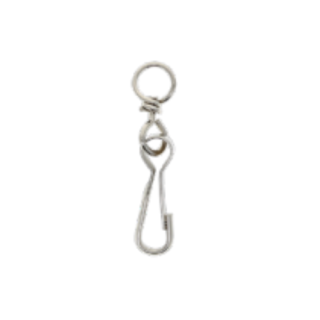 Nickel-plated steel simplex snap hook