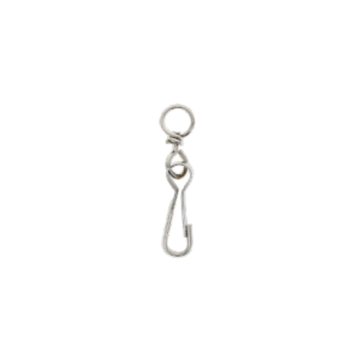 Nickel-plated steel simplex snap hook