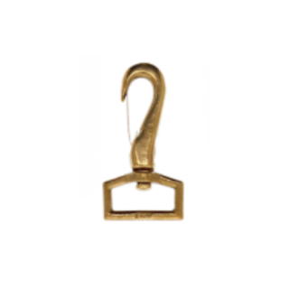 18mm Brass Square-Pass Snap Hook