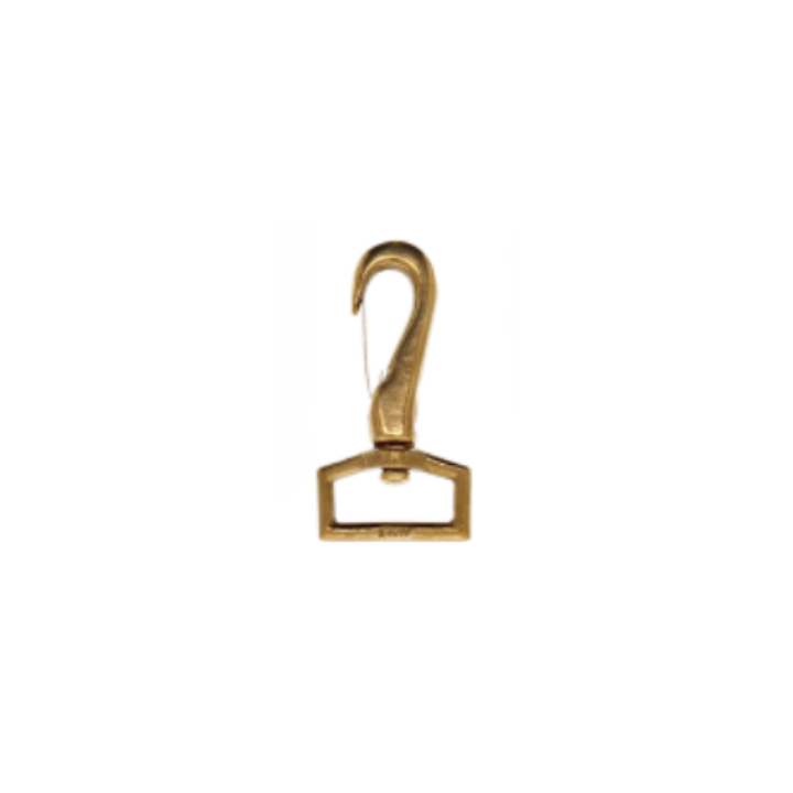 18mm Brass Square-Pass Snap Hook