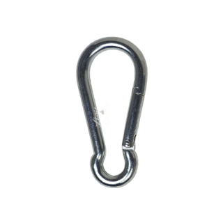Nickel-Plated Steel Carabiner / Firefighter Nickel-Carabiner