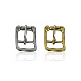 Double Rounded Gold Bronze Buckle