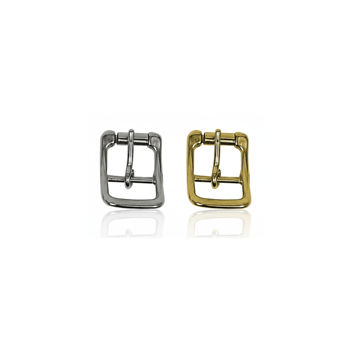 Double Rounded Gold Bronze Buckle