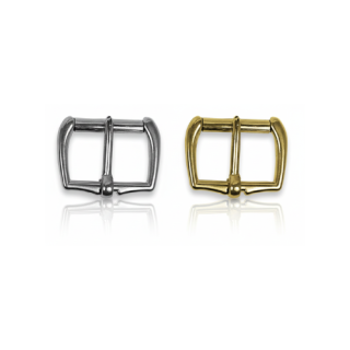 Nickel-plated Bronze Buckle Fine Rectangular Roll