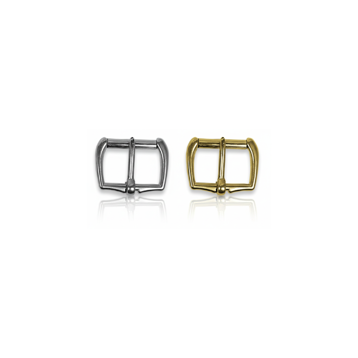Nickel-plated Bronze Buckle Fine Rectangular Roll