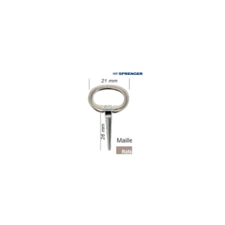 HS SPRENGER German silver martingale stop
