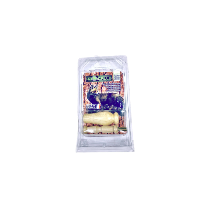 Wooden fox caller pack