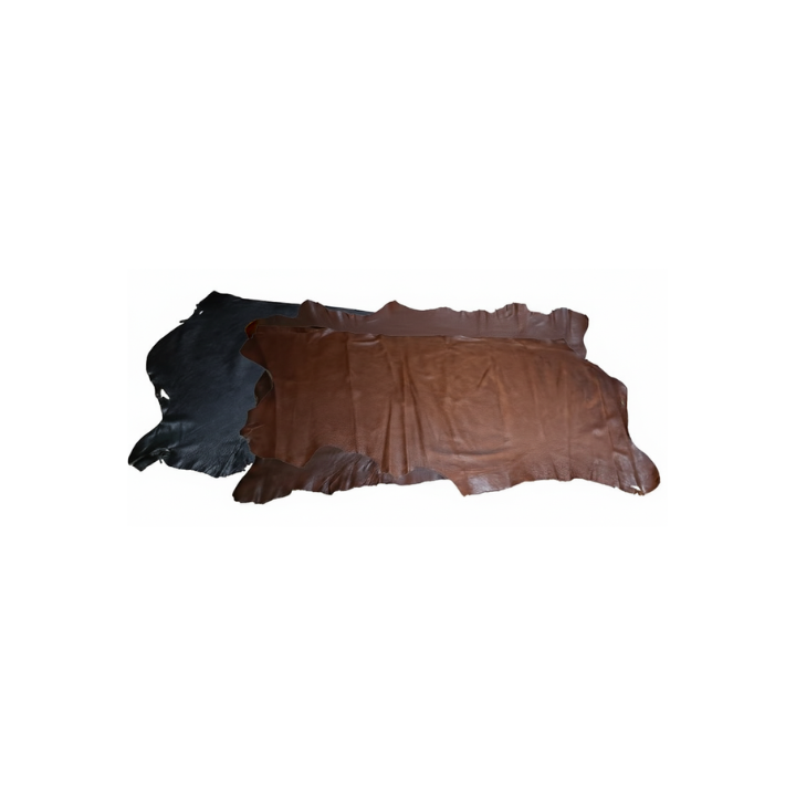 Demi peau cuir de siège 1.4-1.6mm Tabac