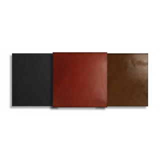 Leather piece 1.5-2mm Black Vegetable Tanned