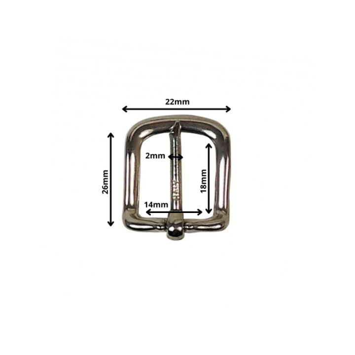 Nickel-plated Bronze Buckle Thick Lyre