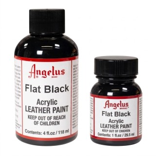 Angelus acrylic paint, Flat Black