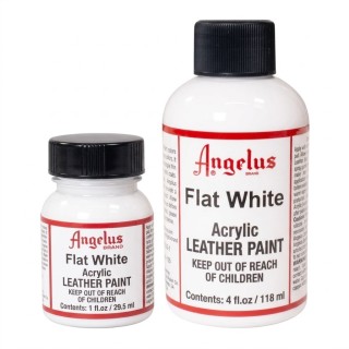 Angelus acrylic paint, Flat White