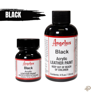 Angelus acrylic paint, Black