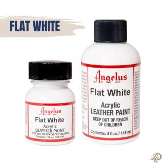 Angelus acrylic paint, Flat White