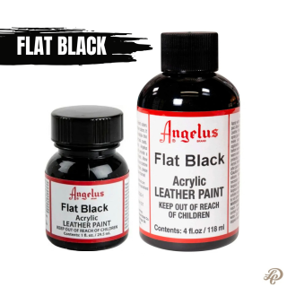 Angelus acrylic paint, Flat Black