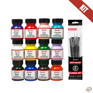 Angelus 12-Colour Kit and Brushes